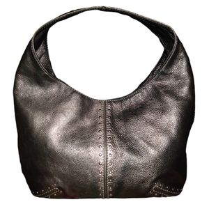 Michael Kors Gunmetal Silver Hobo Bag